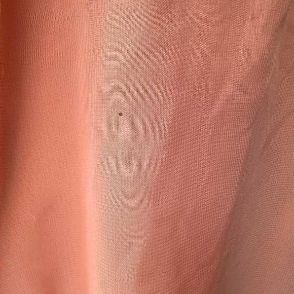 Women’s Kirra Chiffon Sheer Sleeveless Blouse Peach Color Size Small - Picture 3 of 7